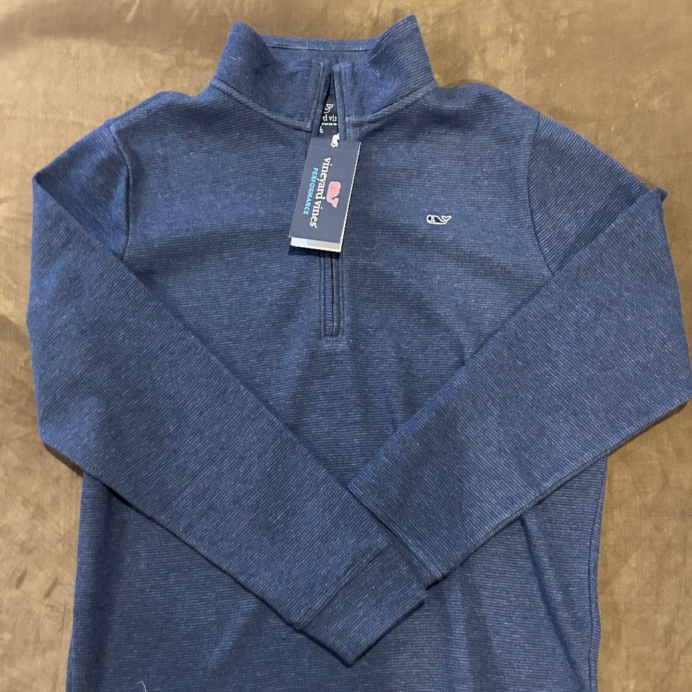 Vineyard Vines Boy's Quarter Zip size L NWT